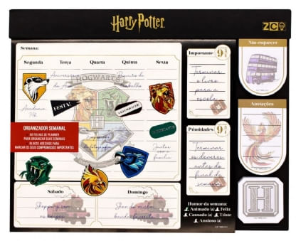 Planner com Notas Harry Potter