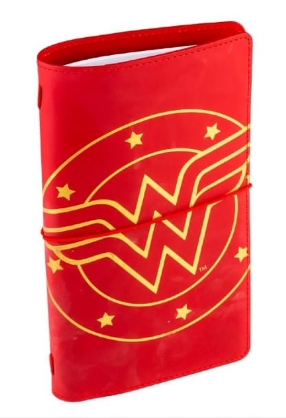 Carteira com Caderneta Wonder Woman