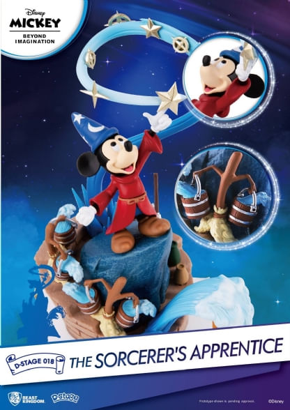 Diorama Stage 018 - The Sorcerers Apprentice - Mickey Mouse