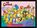Quadro-com-Moldura---Simpsons