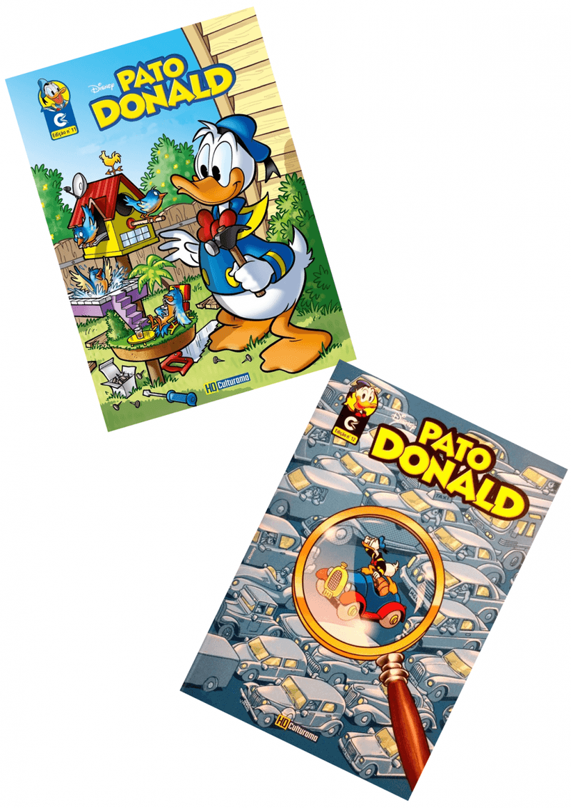 Pack-Quadrinhos-Pato-Donald---Edicoes-11-e-12
