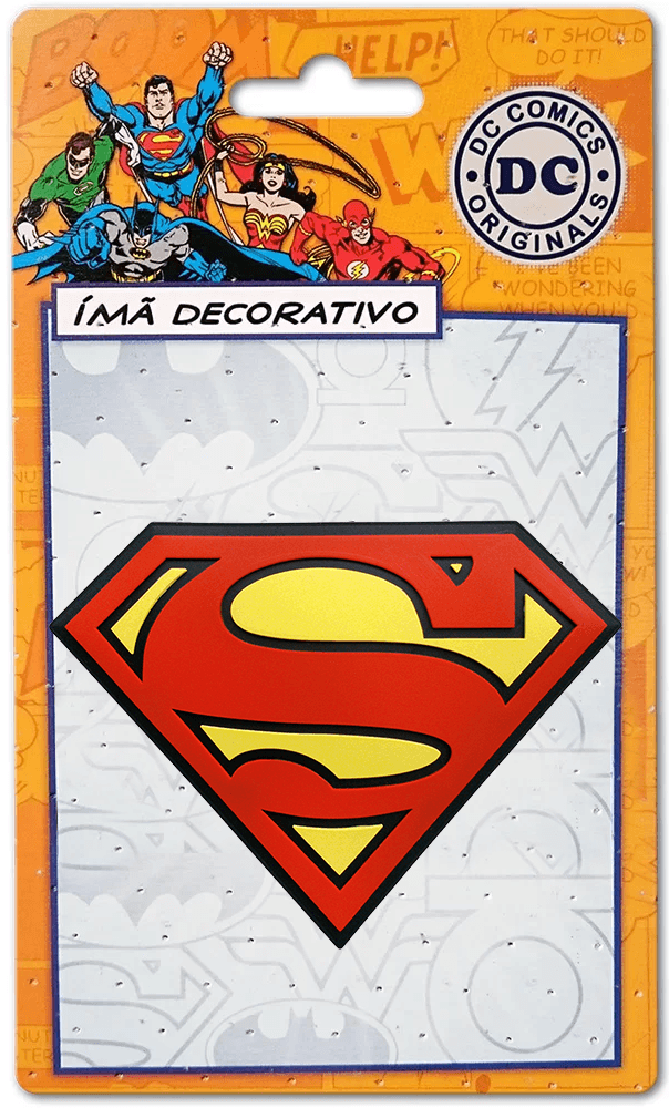Imã Decorativo - DC - Superman - Logo