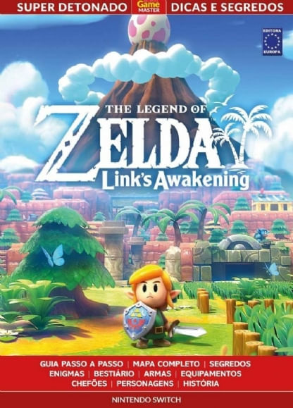 Biblioteca Game Master - Super Detonado, Dicas e Segredos - The Legend of Zelda Links Awakening - Guia Completo