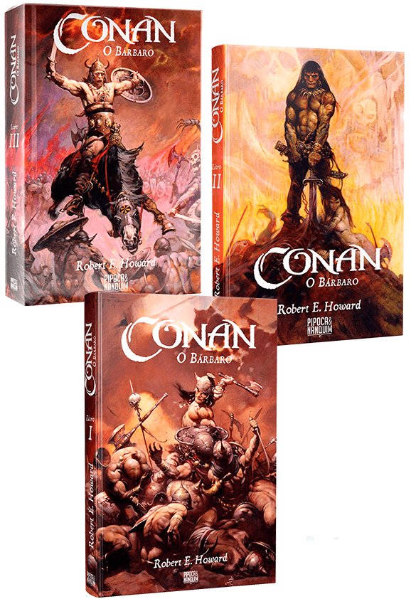 Pack Conan, O Bárbaro - Livros I, II e III - Robert E. Howard