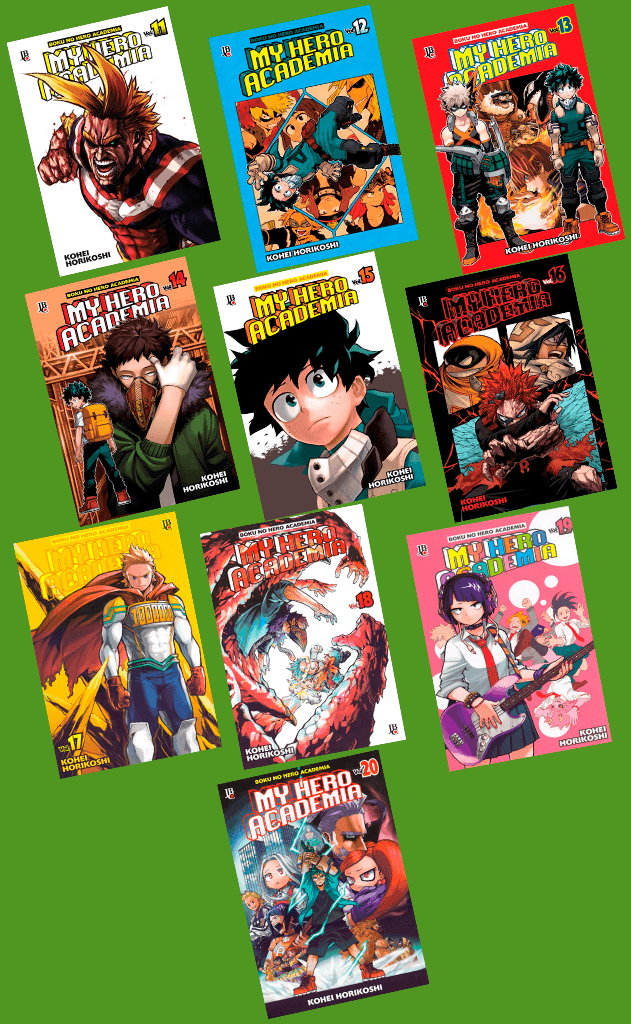 Livro Kit My Hero Academia Vol. 1 Ao 5