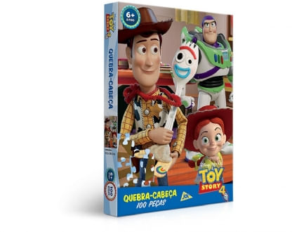 Quebra - Cabeça 100 Peças: Toy Story 4