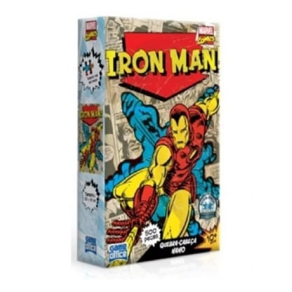 Quebra - Cabeça: Marvel Comics - Iron Man!  500 peças