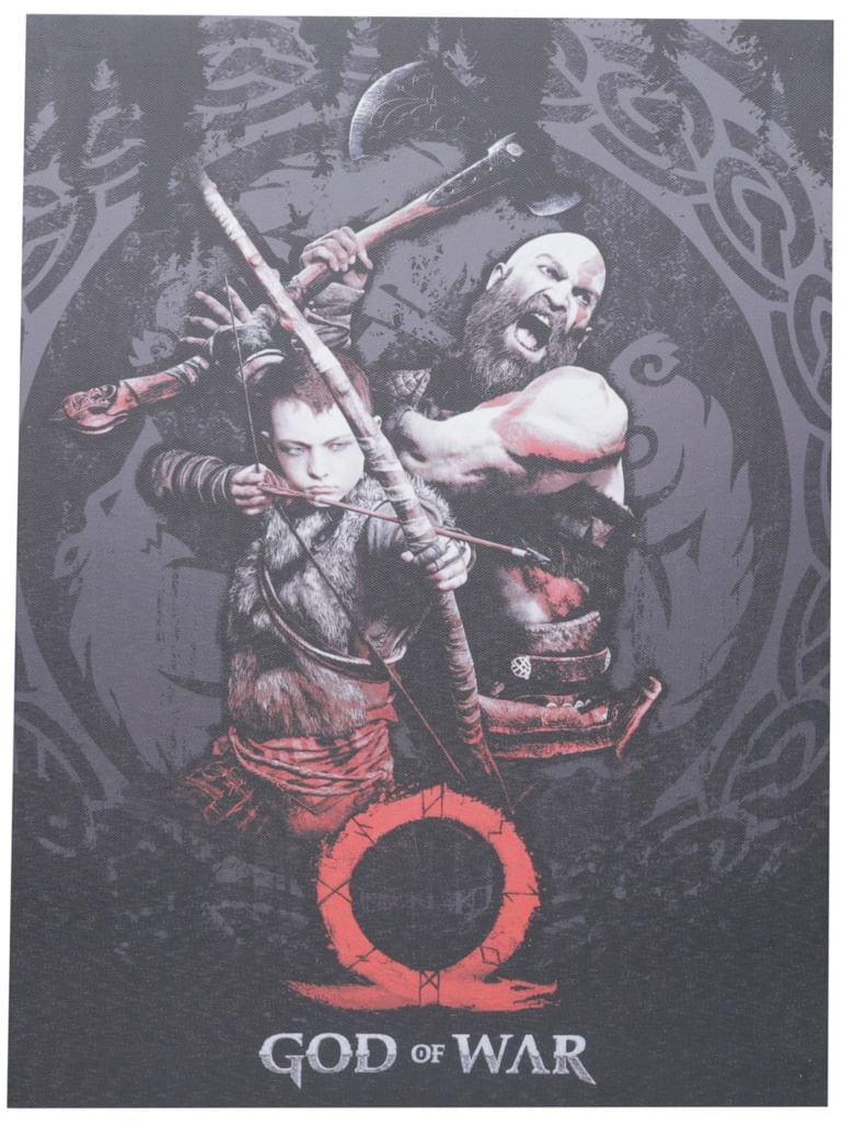 Quadro - God of War 2018 - Kratos e Atreus