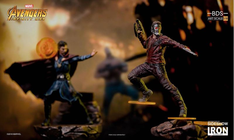 Senhor Das Estrelas - Star-lord Iron Studios Vingadores