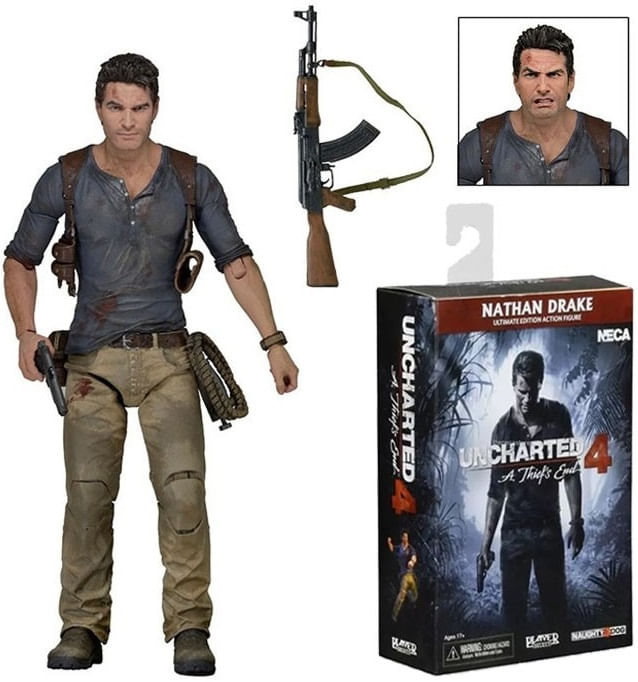 Nathan Drake - Uncharted - Fan Art - Stradu Studios - Loja para apaixonados  por Games, Action Figures