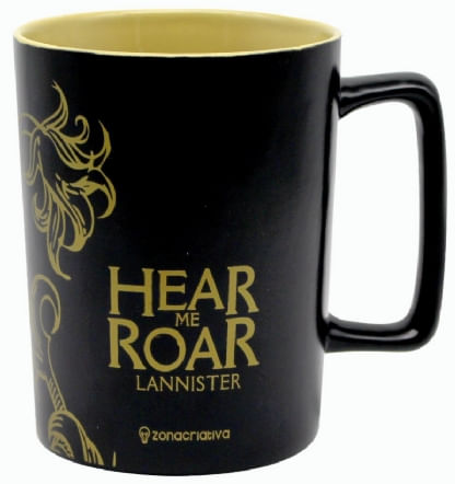 Caneca Game of Thrones - Lannister - Hear Me Roar
