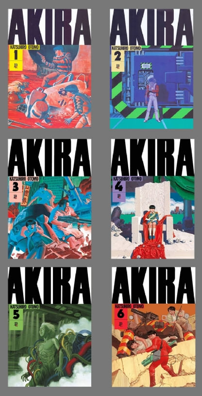 Pack Akira - Vols. 1 ao 6