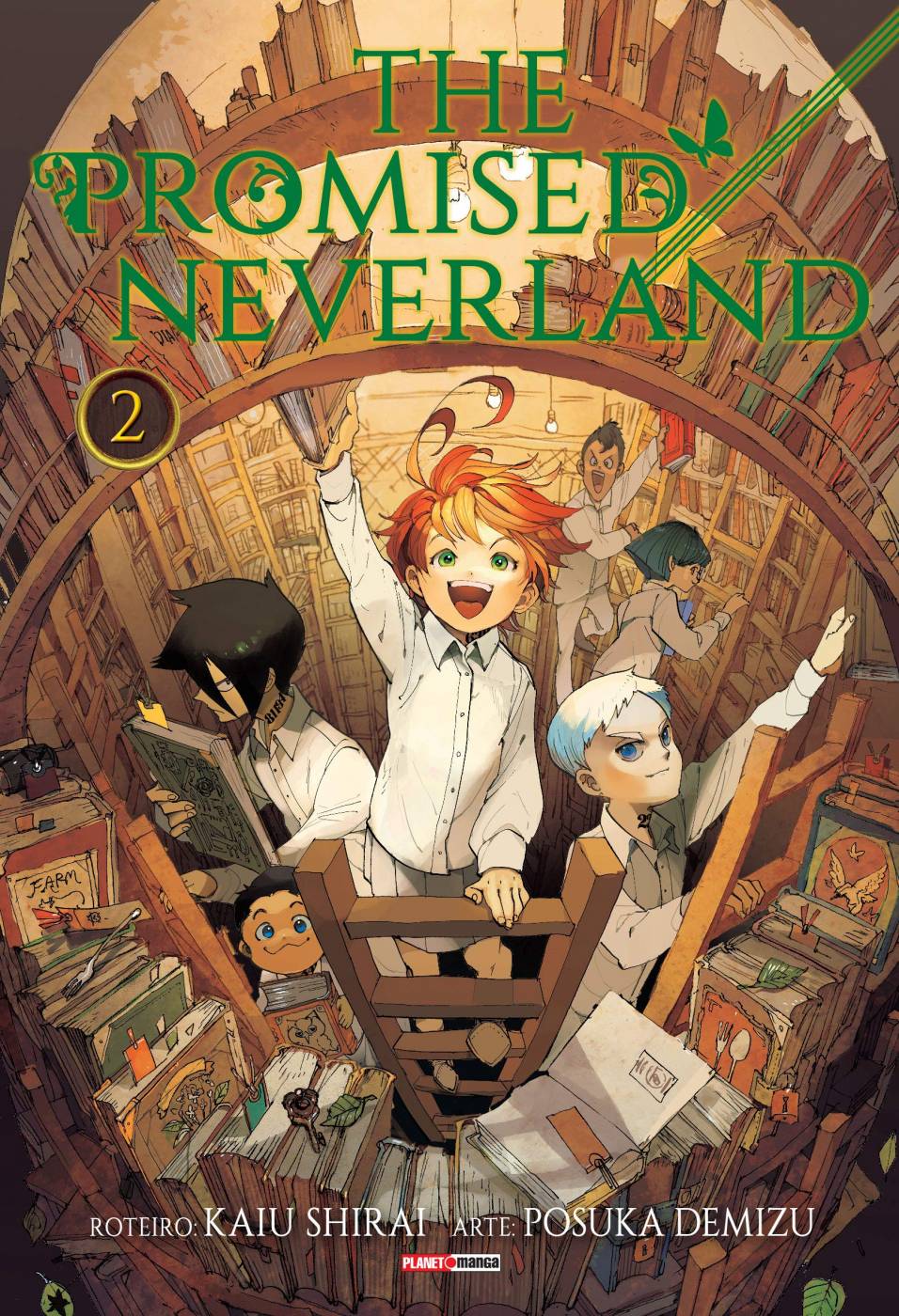 Desenhei os personagens de The Promised Neverland com as min」raqli 👹の漫画