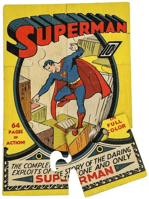 Quadro de Puzzle - Superman - 1° Capa