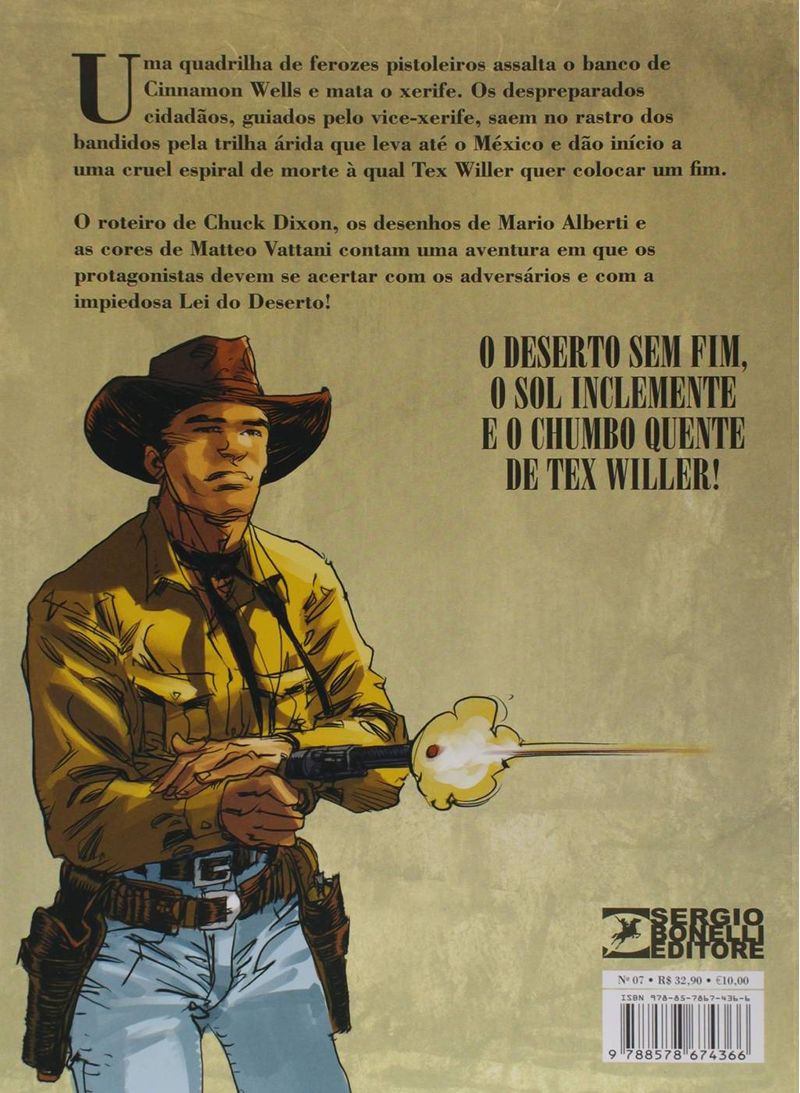 Tex-Graphic-Novel---Sangue-E-Areia-Vol.-7---Chuck-Dixon