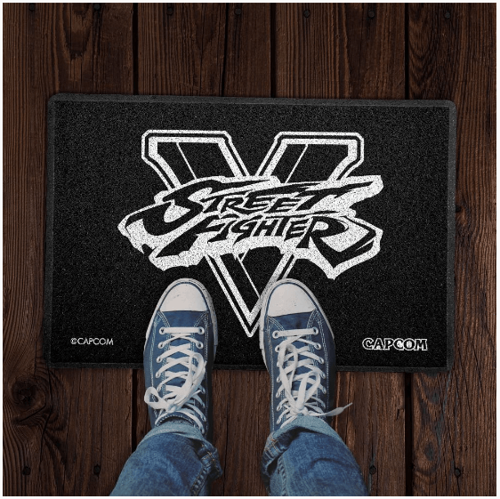 Capacho criativo - Street Fighter V Logo