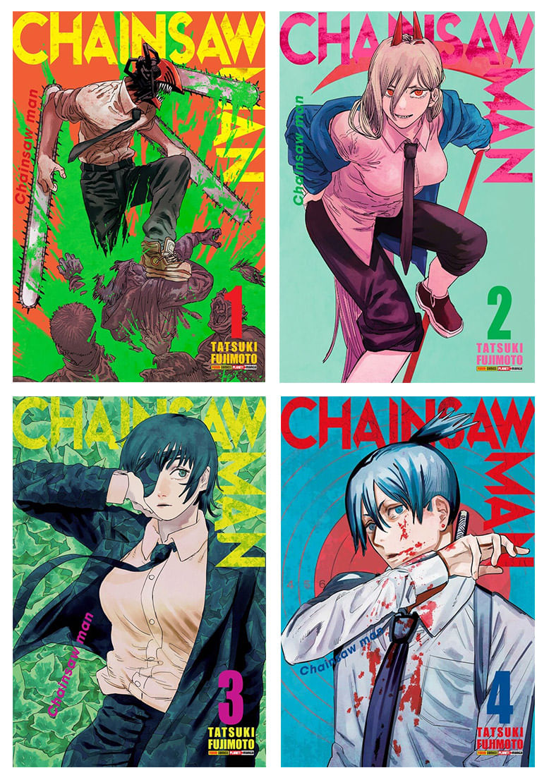 Pack Chainsaw Man - Vols.01 ao 04