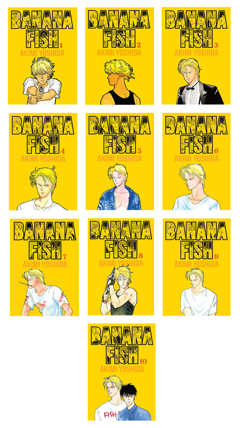 Pack Banana Fish - Vols.1 ao 10