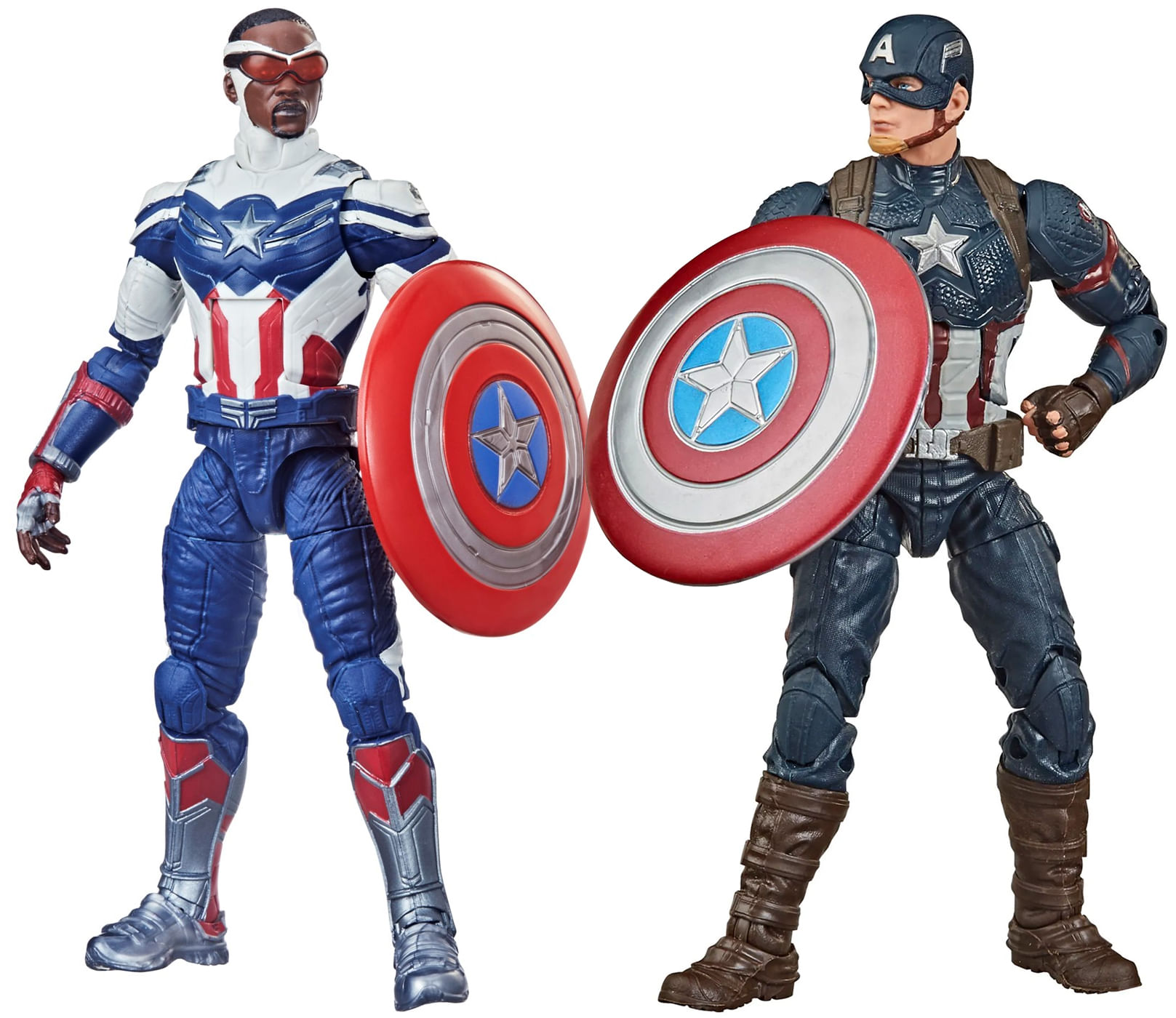 Marvel Legends Series - Captain America: Sam Wilson e Captain America: Steve Rogers 2