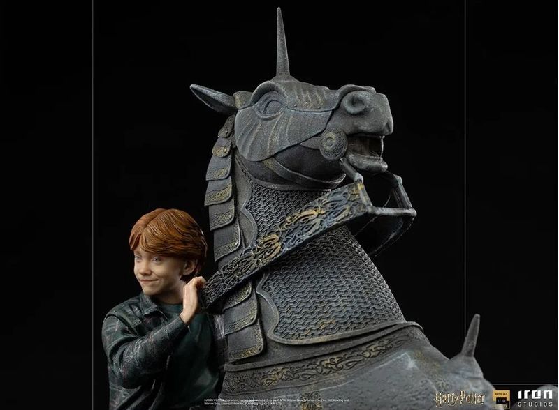Funko Rony Weasley no Cavalo de Xadrez Bruxo - Harry Potter