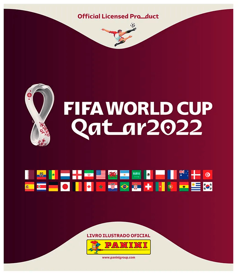 [PRÉ-VENDA] Álbum Capa Cartão - Copa Do Mundo 2022 - FIFA WORLD CUP QATAR 2022
